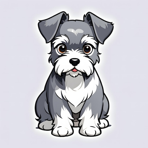 Miniature Schnauzer Illustration