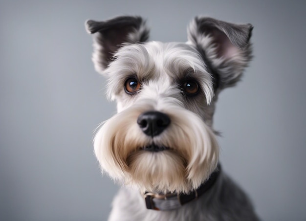 Photo a miniature schnauzer