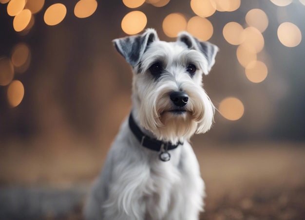 A Miniature schnauzer