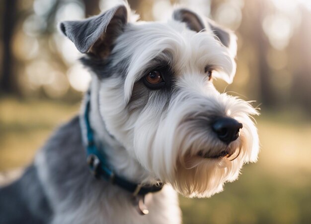 A Miniature schnauzer