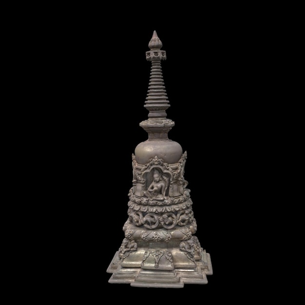 미니어처 봉헌 Stupa Old Staue Art Feng 역사적 유물 오래된 개체