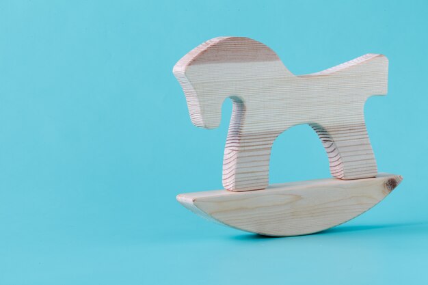 Miniature wooden rocking horse