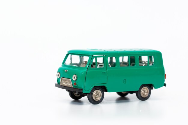 Miniatuurkopie van de minivan-auto