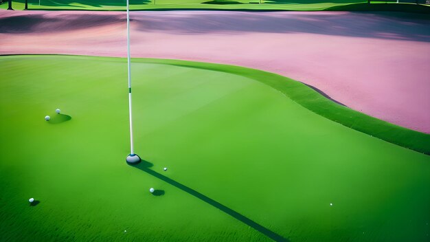 Foto minigolf illustratie