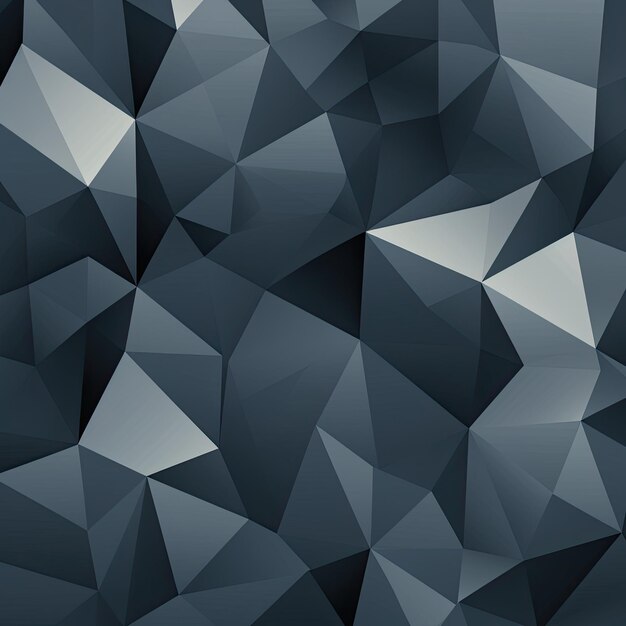 Minimaal geometrisch ontwerp Monochrome driehoekige vorm en veelhoekig patroon met contrast