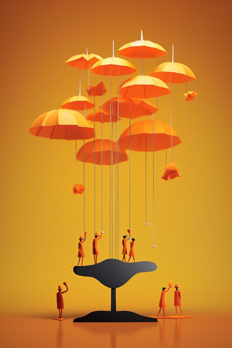 फोटो minimal 3d gudi padwa poster design