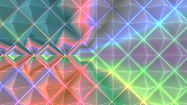 minimal abstract background rhombuses cubes gradient 3d render