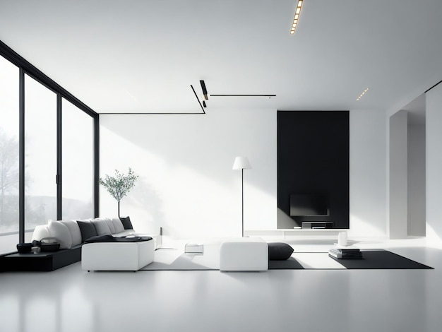 Photo minimal amazing interior design