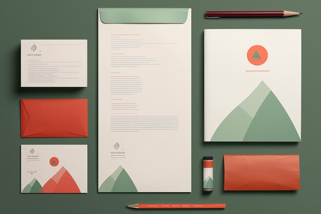 Minimal architecture project letterhead