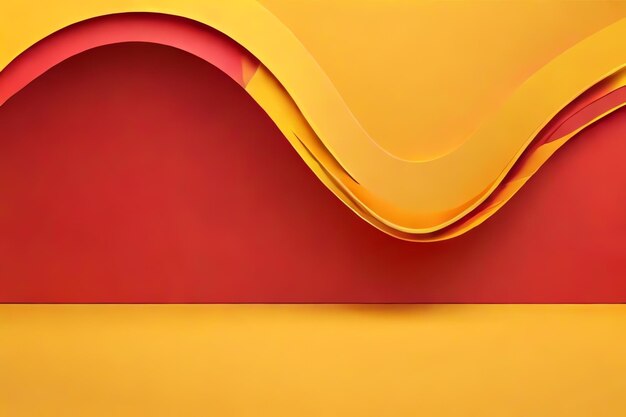 Minimal Background in Red and Yellow