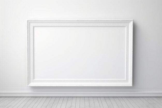 Minimal blank empty frame mockups