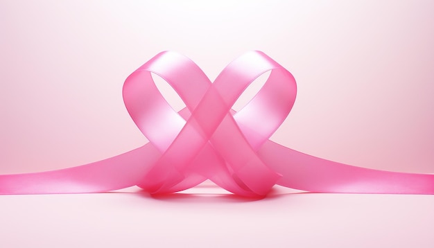 Minimal Breast cancer awareness month poster design