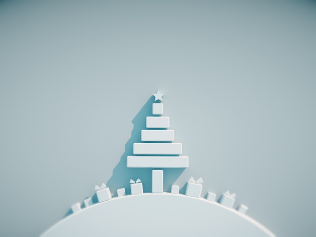  Minimal Christmas abstract background.