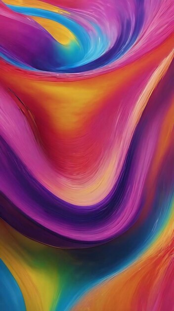 Minimal colorful abstract liquid movement background close up macro concept super texture twirls