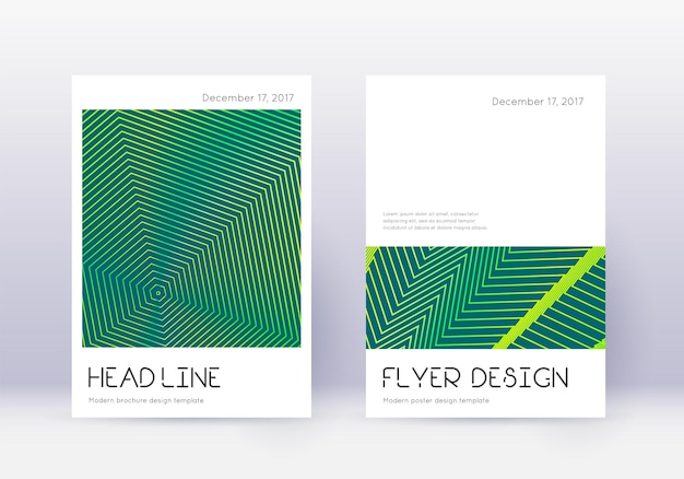 写真 最小限の表紙デザインのテンプレートセット 緑色の要約