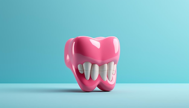 Минимальная и креативная стоматологическая коммерческая фотография для рекламы