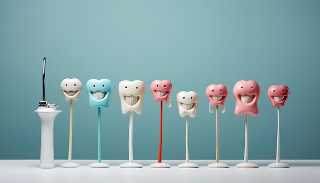 Minimal and creative Dental commercial photography for advertisement