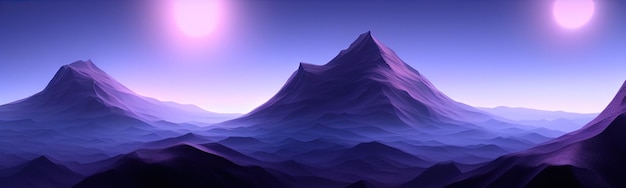 minimal dark textured mountain landscape background modern wallpaper simple graphic banner illustration panorama