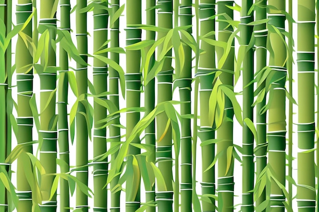 minimal digital art regular pattern nature bamboo 2