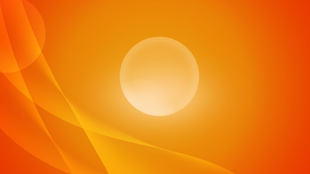 Minimal dynamic gradient orange background