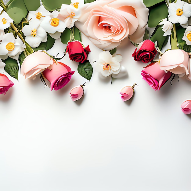 A Minimal Floral Flowers Background Peach colours Floral backdrop