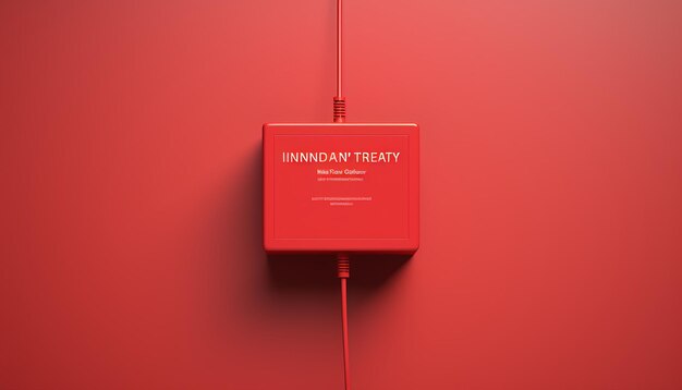 Minimal International Internet Day poster design