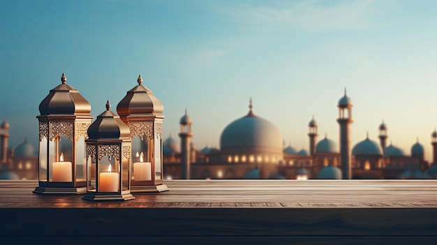 minimal Islamic holidays background