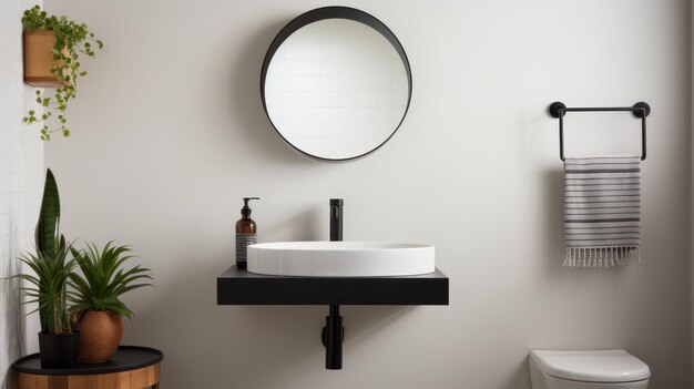 A minimal modern sink design