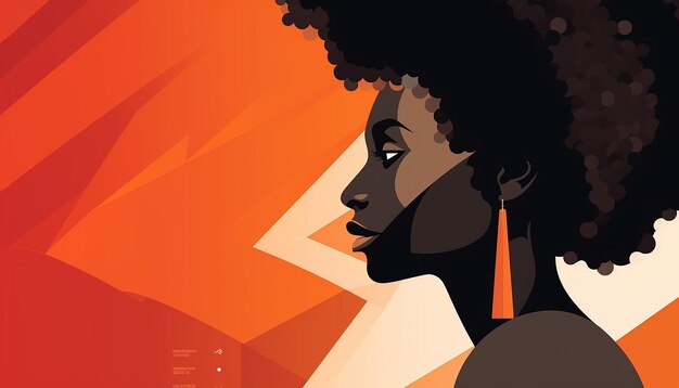 Minimal nternational Black History Month poster design