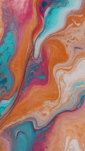 Minimal panoramic abstract wallpaper soft marble melting colors generative ai