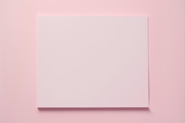 Minimal pastel pink background with cute object