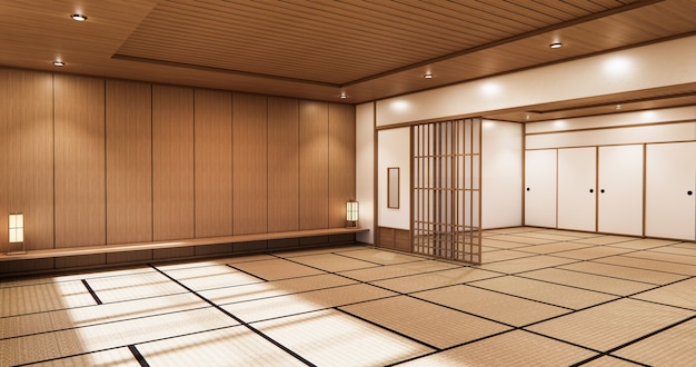 The Minimal room japanese style design