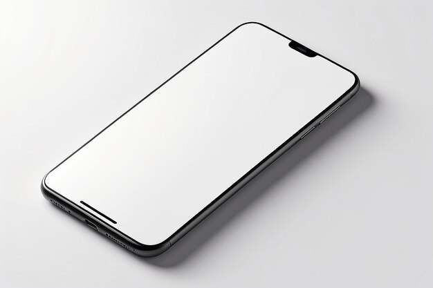 Photo minimal smartphone mockup showcase your app elegantly