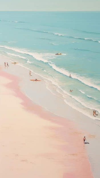 Photo minimal space sea beach outdoors horizon
