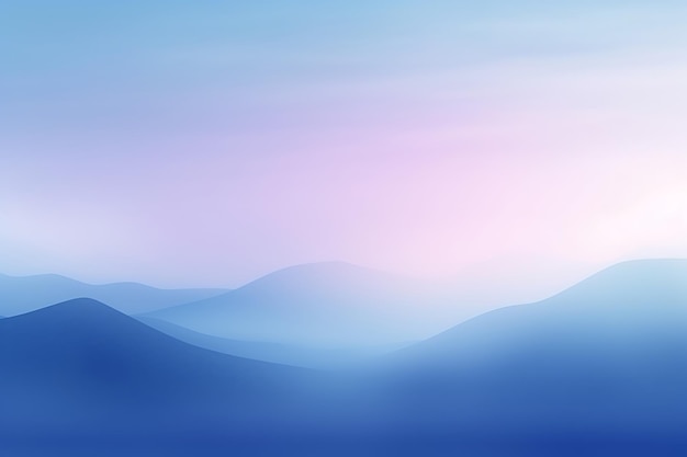 Minimal style blue gradient abstract wallpaper with blur effect