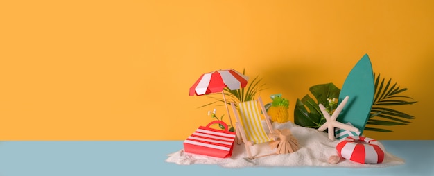 minimal summer concept