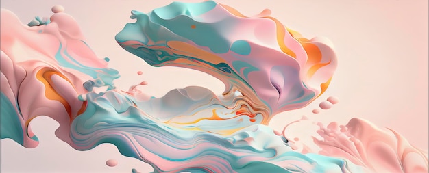 Minimal wallpaper with abstract colors