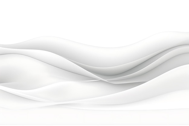 Minimal wave background in white abstract style