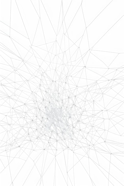 minimal wireframe white abstract background