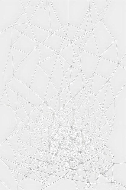 minimal wireframe white abstract background