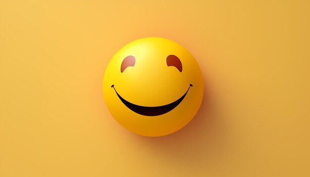 Minimal world smile day poster design