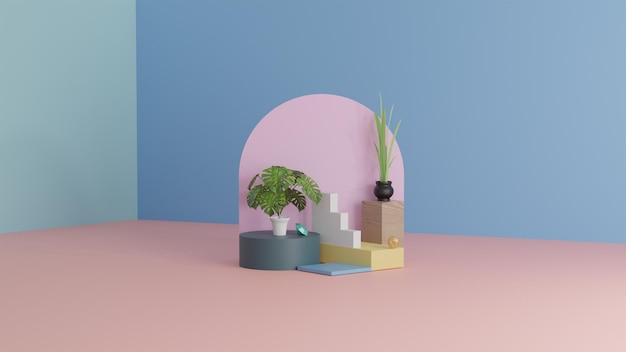 minimalism art 3D