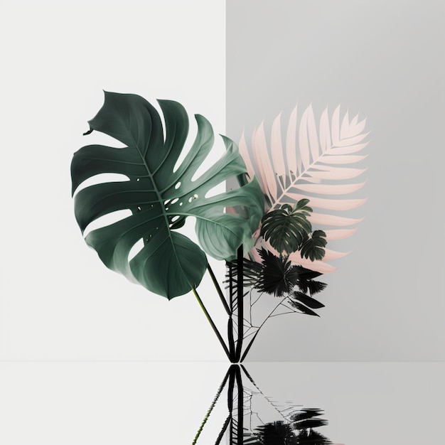 Photo minimalism botanic plant