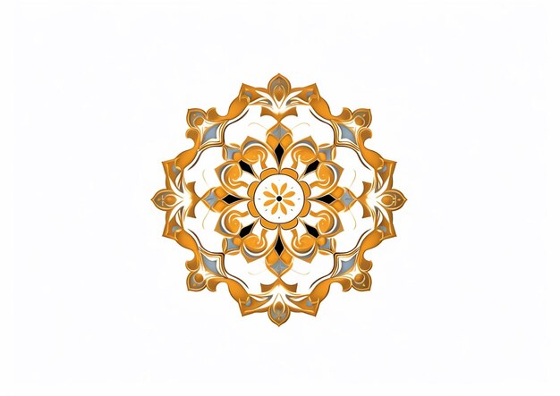 Foto minimalismo ornamento islamico simbolo in stile estetico islamico su uno sfondo