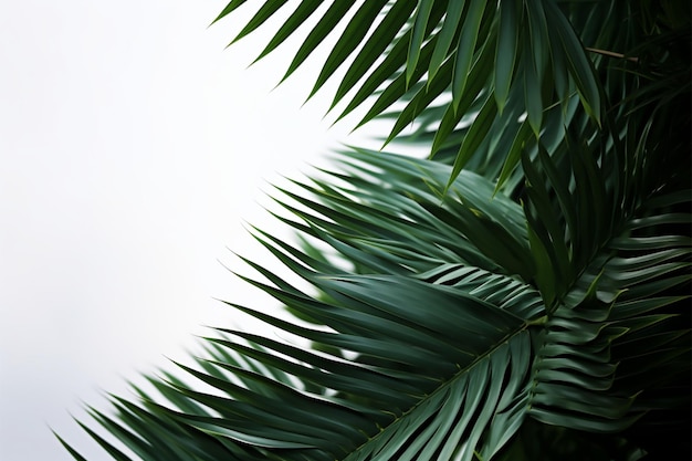 Фото Минимализм встречается с природой. флаг из пальмовых листьев усиливает простоту с ботанической грацией.