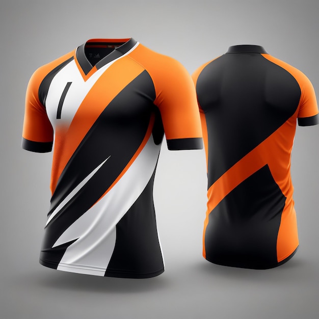 Premium AI Image | Minimalism in Sports Jersey Design