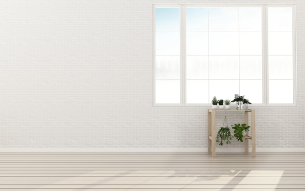 Minimalisme concept interieur arrangement