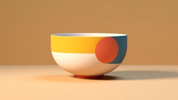 Photo minimalist 1980s bowl design