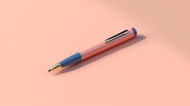 Minimalist 1980s Pen Design