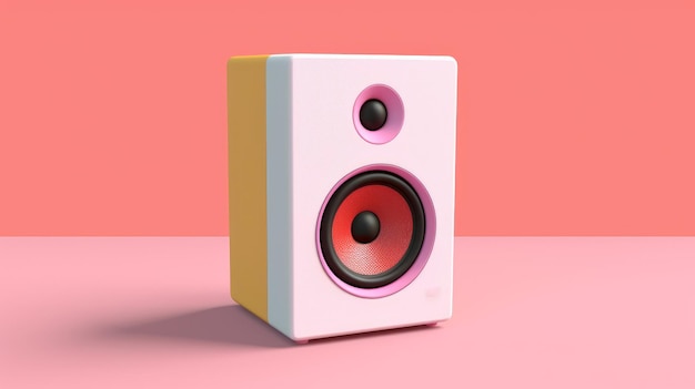 Minimalist 1980s Speaker Design